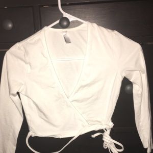 AMERICAN APPAREL CROSS COP TOP | XS
